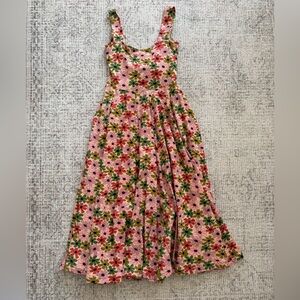 Effie's Heart Pink Floral A-Line Dress *new with tags*